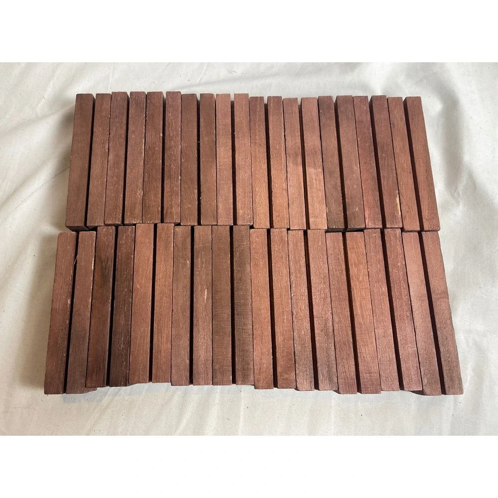 Zonon 20 Pieces Wood Place Card Holders Brown Rustic Table Number‎ Stands TW5510